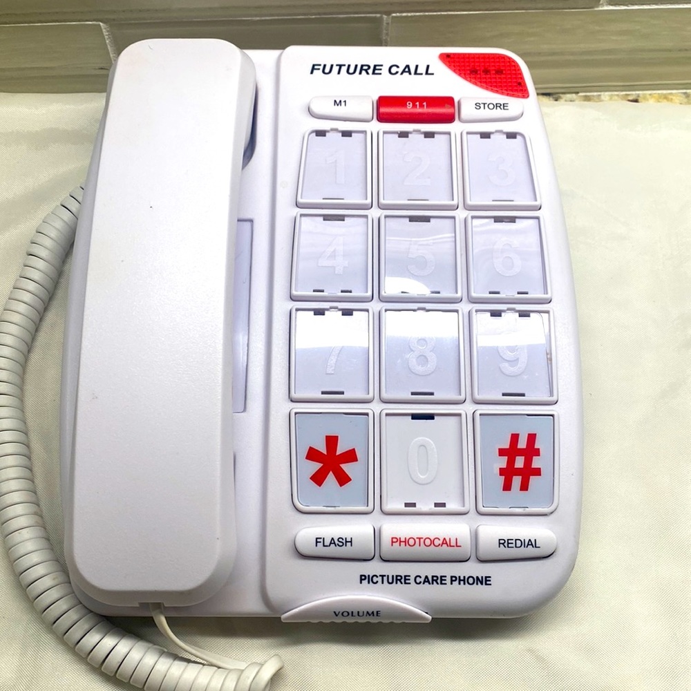Phone - Dial by Pictures- Large Buttons